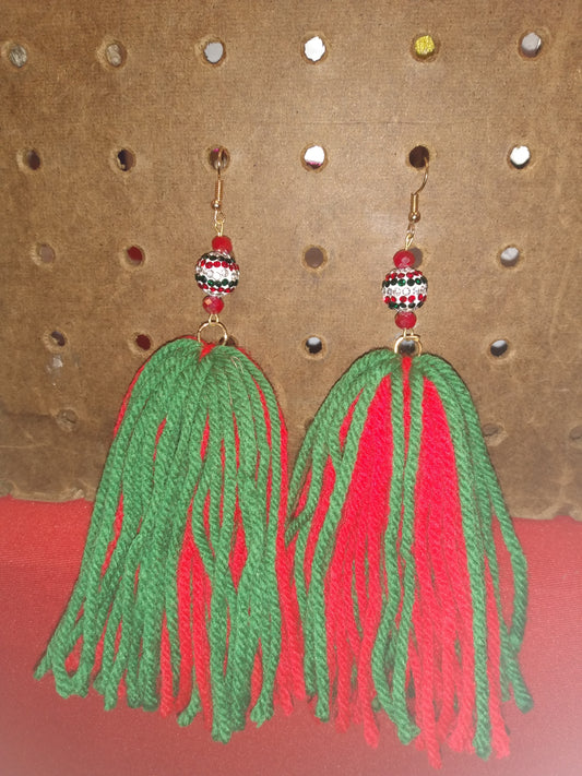 Christmas earrings