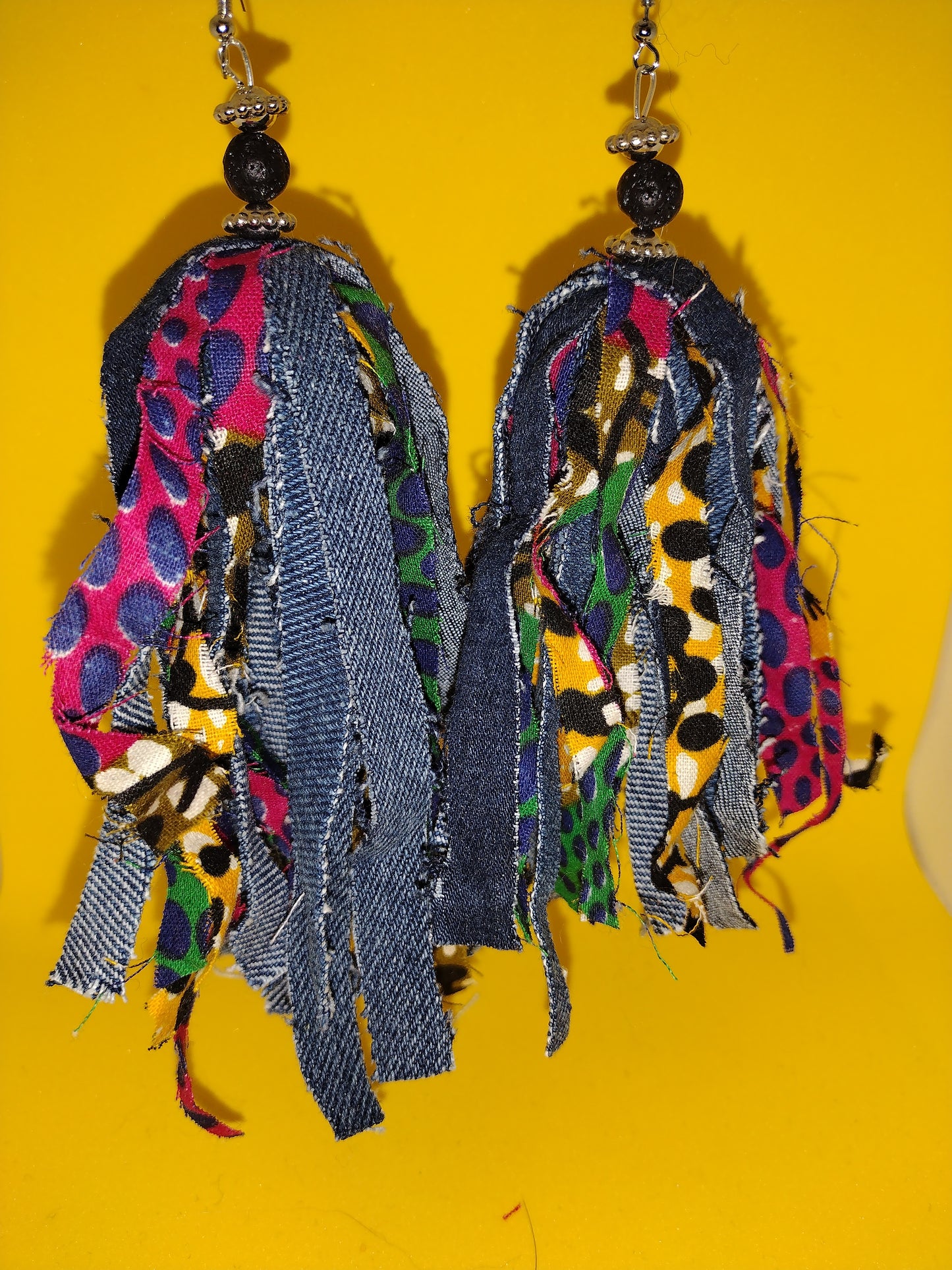 Rag earrings #4