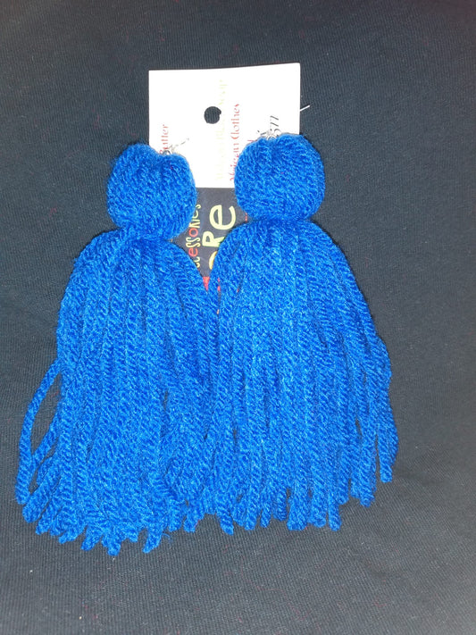 1 or 2 knot tassel earrings